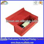 2013 popular cardboard red wine bottle gift box