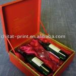 new design elegant paper wine box