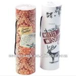 Wine Bottle tube round box for single bottle packaging