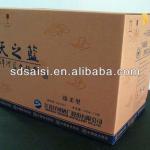 Corrugated custom cheap paper box wine