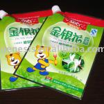 portable beverage pouch/eco-friendly juice spouted pouch