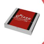 New popular white red Pizza packaging materials