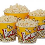 Printed popcorn buckets