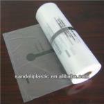 PE plastic food freezer bag on roll