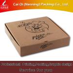 Brown Currugated Paper Pizza Box With Printing