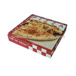 Custom corrugated E-flute paper pizza box ,Corrugated pizza box packaging