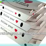 custom white corrugated pizza boxes