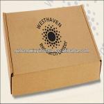 One Color Printing Pizza Brown Kraft paper Box packing