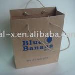 Stock item paper carrier bag, shopping bags food grade packaing.