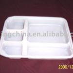 Plastic container food packaging blister PET with five component