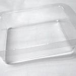 Clear blister cake/pizza tray packaging