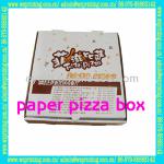 corrugated paper pizza box