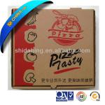 2013 new design corrugated paper pizza box