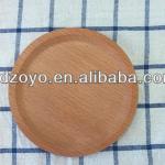 hot sale round beech wood tray used for food