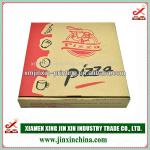 brown kraft paper pizza box