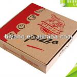 8 inches Custom yellow corrugated pizza boxes