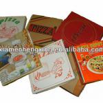12 inch single corrugated wall full colour rectangular carton pizza box
