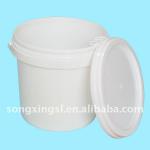 6.5 L Paint plastic white raw material sealing bucket