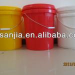 wholesales 20L cheap colored with lids and handle plastic pail