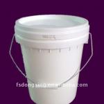 15L HDPE plastic pail with lids,Plastic round pail with handle
