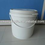 23L high sealed and water proof white PP plastic large barrel