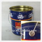 chemical iron drum with metal handle and lid