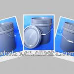 20L plastic bucket for lubricant oil gray
