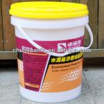 17.5L silk screen printed white PP plastic industrial paint packing buckets