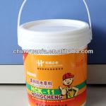 New 9Liter high quality printed PP plastic chemical buckets with lids