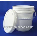 10L white plastic bucket for paint