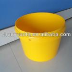 6L yellow plastic packing drum for daily use