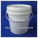 10L white plastic bucket