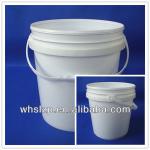pail with lid 10L white