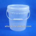 10L clear paint bucket with lid