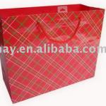 Clothes Packaging paper Bag in red colour
