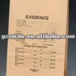 kraft paper evidence bag