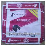 50kg 40 kg 25kg plastic cement bag with valve