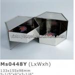 hexagon tin box