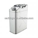 20L Vertical Stainless Steel Oil Tank Jerry Can