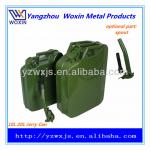 5l/10l/20l army green metal jerry can/gas can