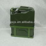 Metal Jerry Can Green 20 Litre in Bracket