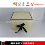 Decorative Foldable Box For Gift,Cardboard Packaging Box with Ribbon