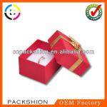 2014 New Year Cardboard Jewelry Gift Box With Foil Logo