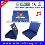 2014 new design chocolate paper music christmas gift box