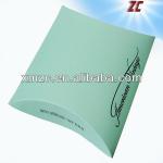 Blue Foldable Paper Pillow Box of Display Box for Display Factory Direct Sale