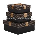 Paperboard set box for packing jewelry