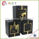 Luxury Candle Gift Packaging Box With Gold Stamping