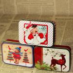 Zakka style storage boxes gift tin box