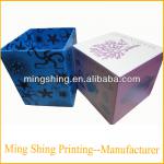 Decorative paper covered boxes