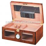 wooden cigar box with high gloss finish